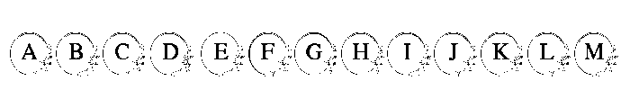 Romantic Floral Monogram FONT