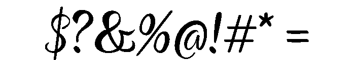 Romantic Moments Font OTHER CHARS