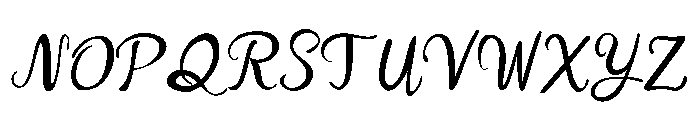 Romantic Moments Font UPPERCASE