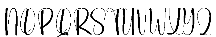 Romantic Wednesday Font UPPERCASE