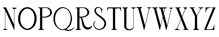 Romantic moon Font LOWERCASE