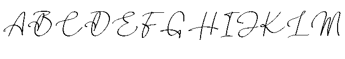 Romantic2 Font UPPERCASE