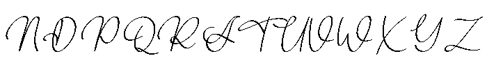 Romantic2 Font UPPERCASE