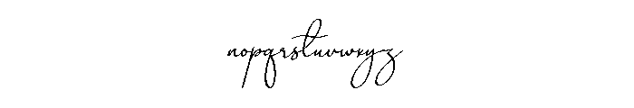 Romantic2 Font LOWERCASE