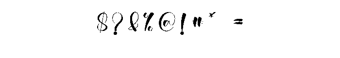 Romantic3 Font OTHER CHARS