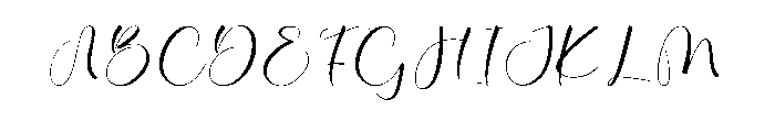 Romantic3 Font UPPERCASE