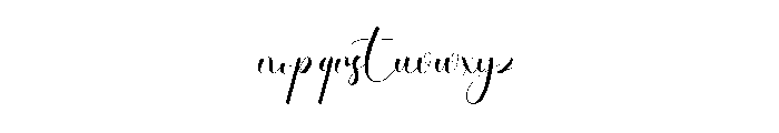 Romantic3 Font LOWERCASE