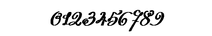 RomanticBrush Font OTHER CHARS