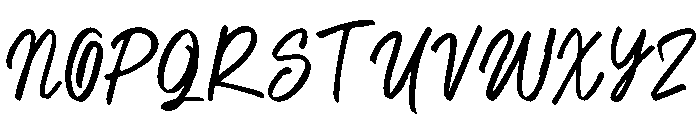 RomanticDePromise Script Alt Font UPPERCASE