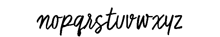 RomanticDePromise Script Alt Font LOWERCASE