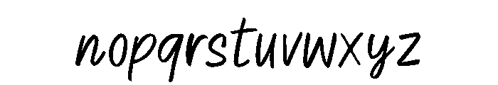 RomanticDePromise Script Font LOWERCASE