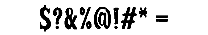 RomanticDePromise Serif Grunge Font OTHER CHARS