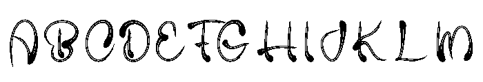 Romantica Spring Font UPPERCASE