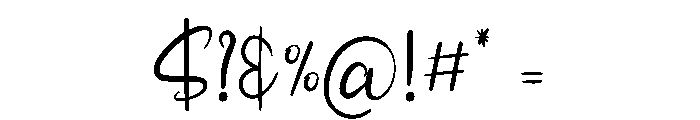 Romantisna Font OTHER CHARS