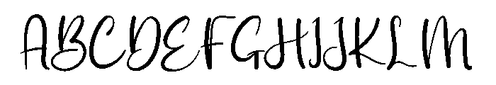 Romantisna Font UPPERCASE