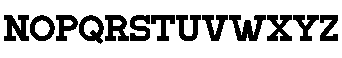 Romantype Regular Font UPPERCASE