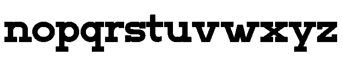 Romantype Regular Font LOWERCASE
