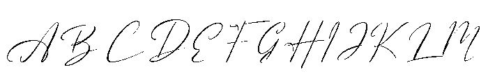 Romaria Script Font UPPERCASE