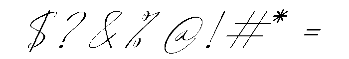 RomariaScript Font OTHER CHARS