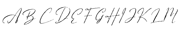 RomariaScript Font UPPERCASE