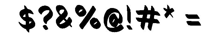 Rombeus Style Regular Font OTHER CHARS