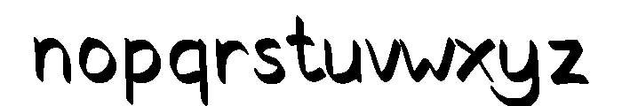 Rombeus Style Regular Font LOWERCASE