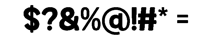 Romeo Chunky Regular Font OTHER CHARS