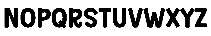 Romeo Chunky Regular Font UPPERCASE
