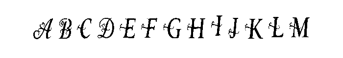 Romeo Regular Font UPPERCASE