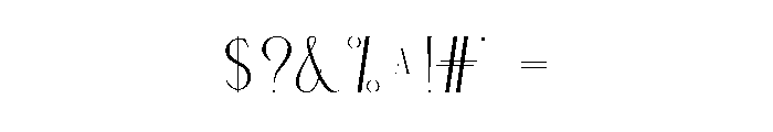 Romeo Ryder Font OTHER CHARS