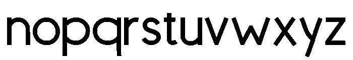 Romeonary Font LOWERCASE