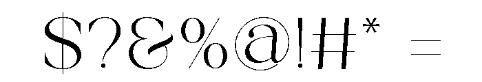 Romes Font OTHER CHARS