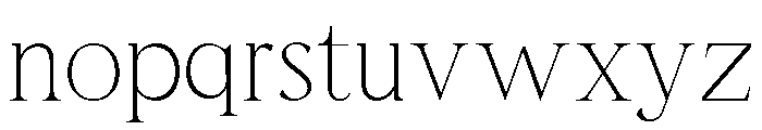 Romira Etoile Regular Font LOWERCASE