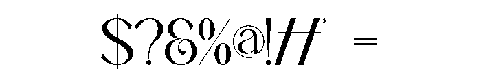 Romista Font OTHER CHARS