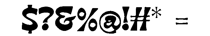 Ronale Regular Font OTHER CHARS
