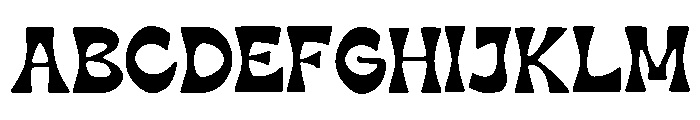 Ronale Regular Font UPPERCASE