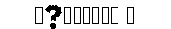 Ronan Regular Font OTHER CHARS