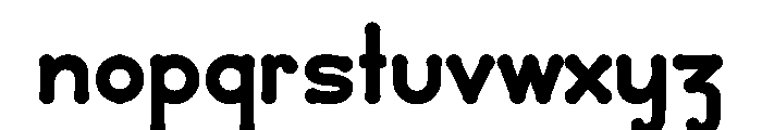 Rondex Bold Bold Font LOWERCASE
