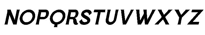 RondhoSans-Italic Font UPPERCASE