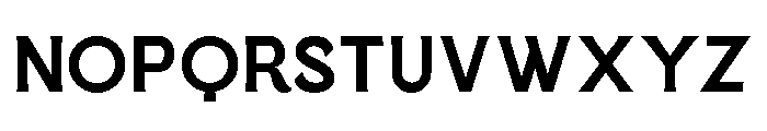 RondhoSans-Regular Font UPPERCASE