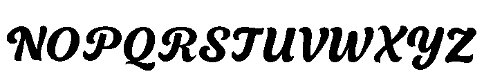 RondhoScript-Regular Font UPPERCASE