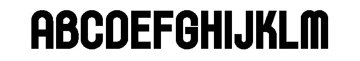Rondured Black Font UPPERCASE