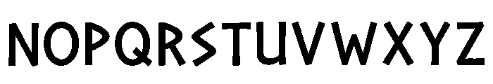 Rong Regular Font UPPERCASE