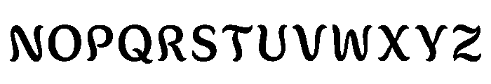 Rongorongo Regular Font LOWERCASE