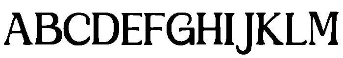 Ronin Font UPPERCASE