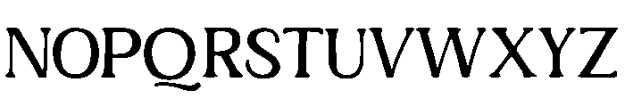Ronin Font UPPERCASE