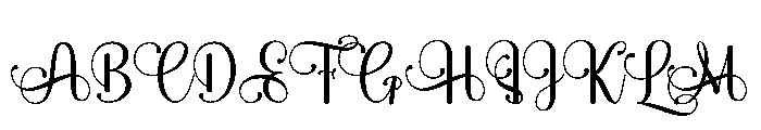 Ronitha-Regular Font UPPERCASE