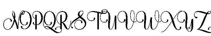 Ronitha-Regular Font UPPERCASE