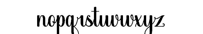 Ronitha-Regular Font LOWERCASE