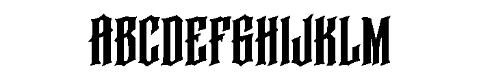 Ronoshy Font UPPERCASE